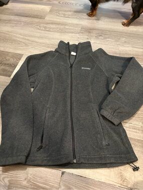 Columbia Charcoal Gray Women's Full-Zip Fleece Jacket